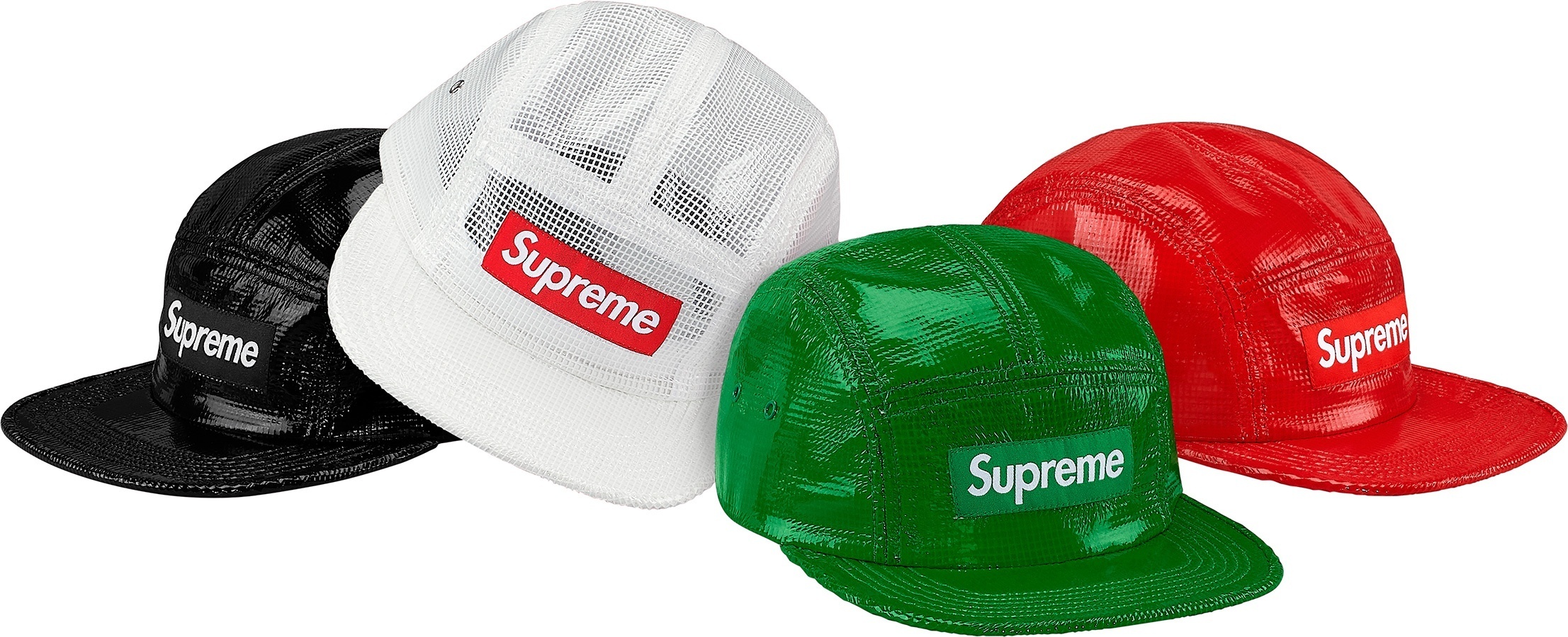 Laminated Box Weave Camp Cap